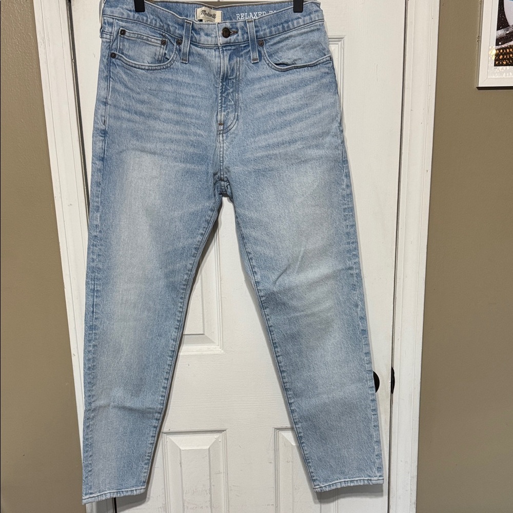 Madewell Relaxed Tapered Light Blue Jeans W 31 L 30
